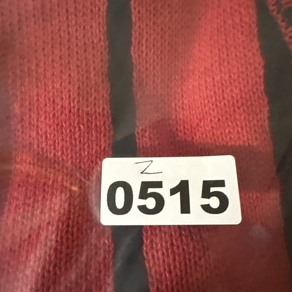 Vtg 90s Christopher Banks Scottish Terrier Cardigan Med Red Black HandEmbroiderd - Picture 16 of 16